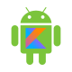 Kotlin logo in android's logo